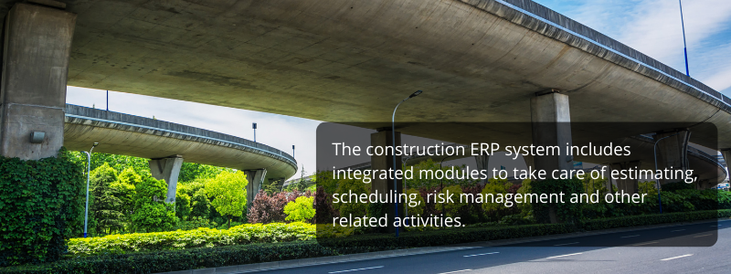 main benefits of erp software in the construction industry